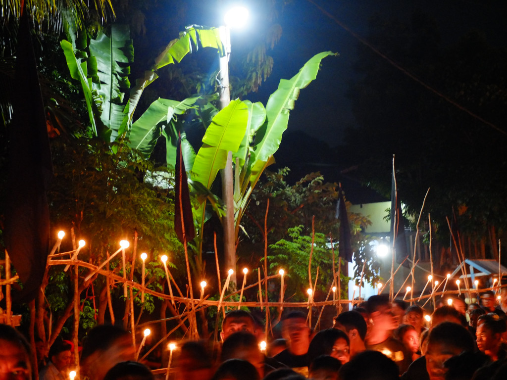 The main procession brings thousands of people to the normally quiet Larantuka