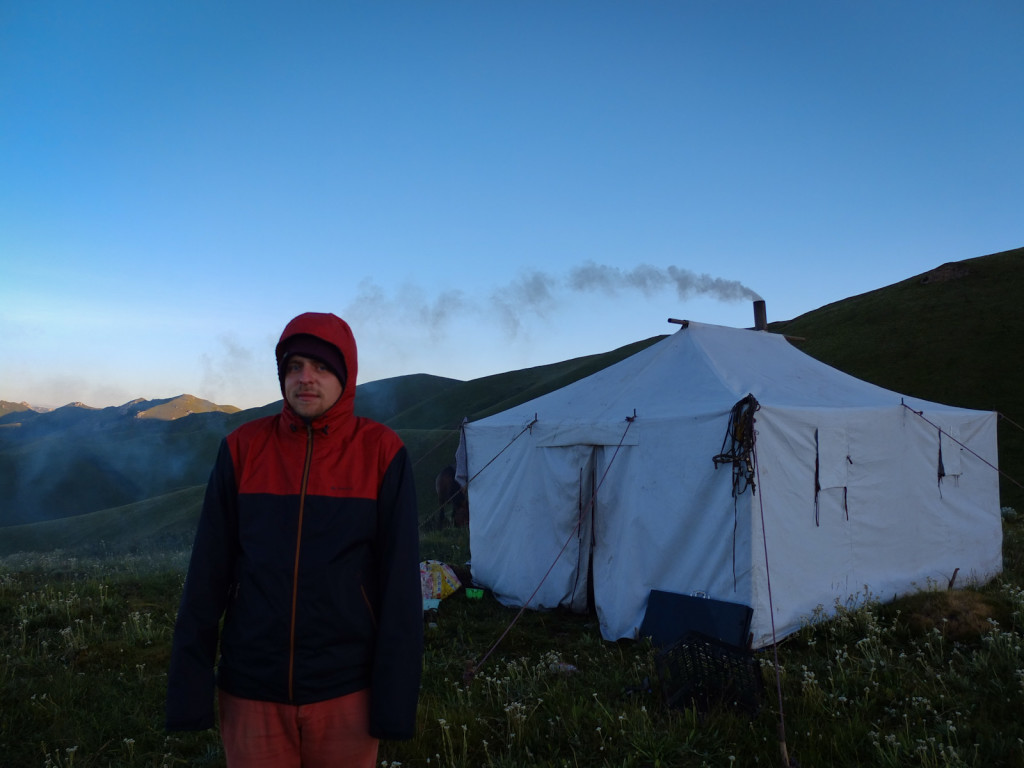 to nomadic tents almost 4,000 metres a.s.l...