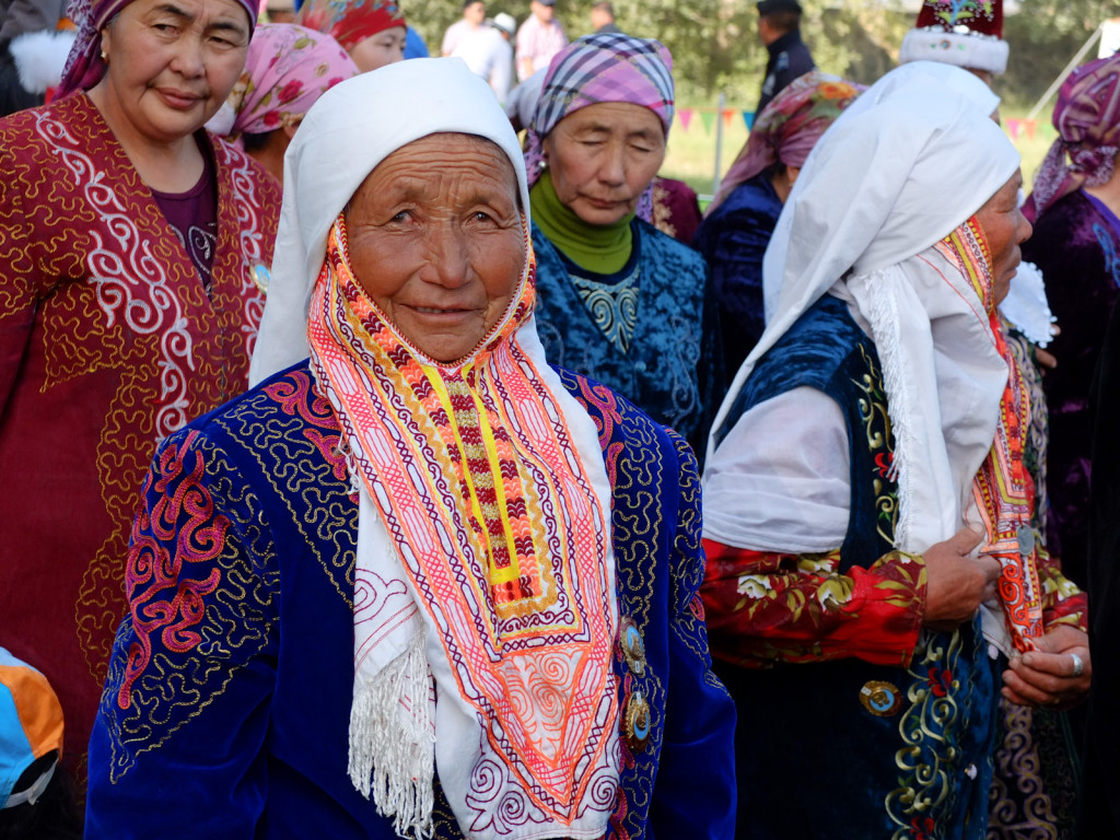 Kazakh people, a minority in the Hovd province, were also included in the Naadam parade